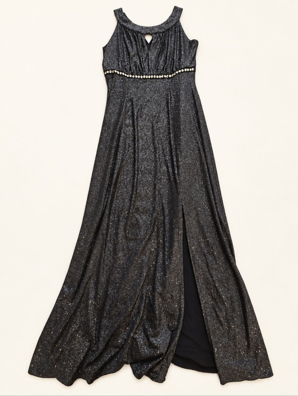 Enfocus Studio Black Glitter Dot Skirt